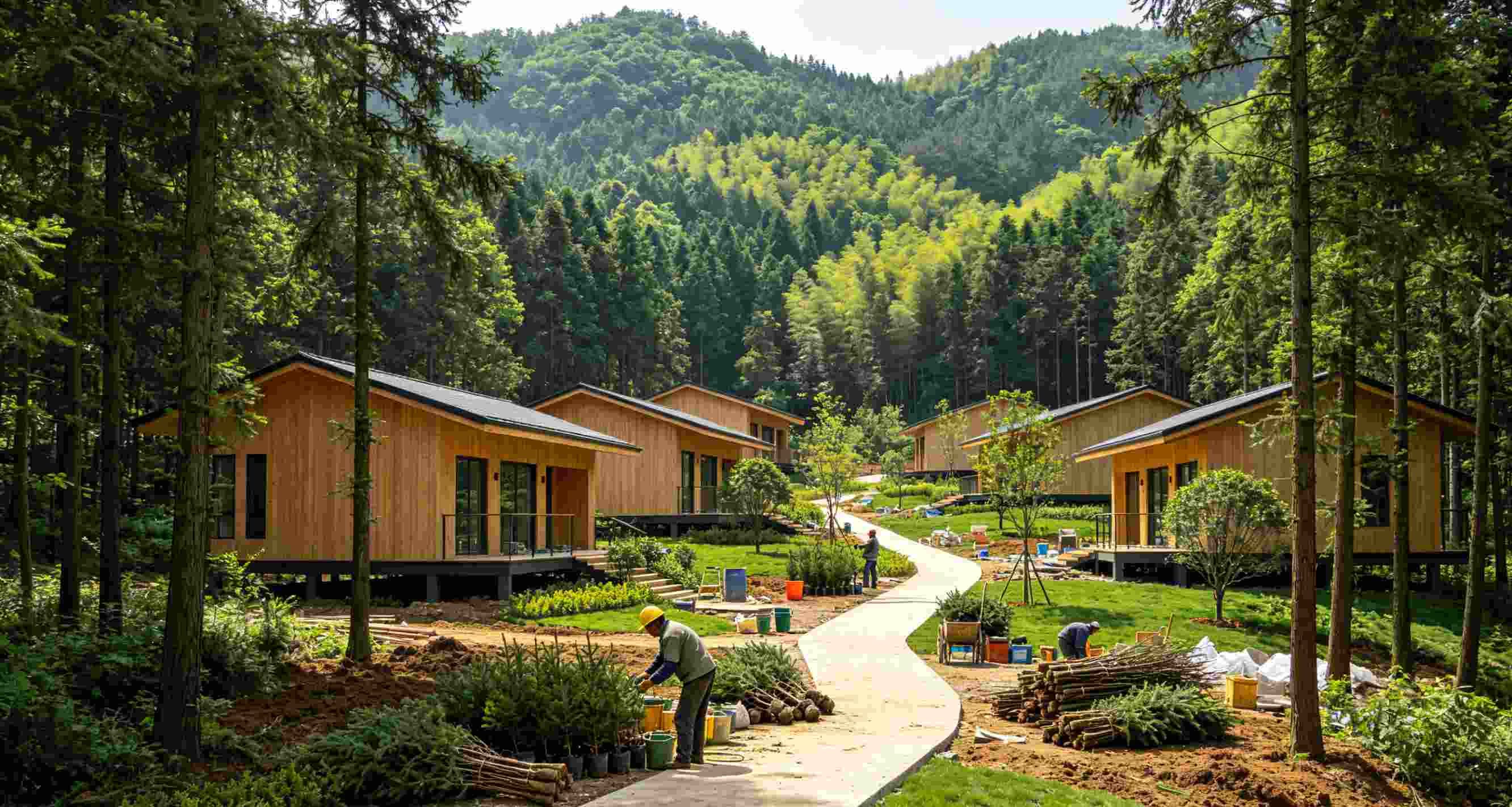 青云中天承建船山区国家储备林及森林康养中心项目落地